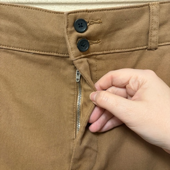 Everlane The Organic Straight-Leg Pant Toasted Coconut Tan Size 14 - Picture 7 of 13